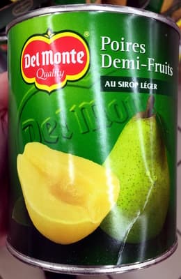 Del monte, halves pear