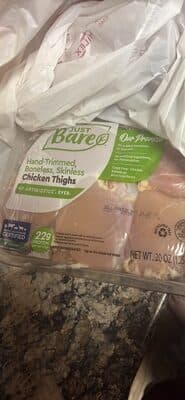 Hand-Trimmed, Boneless, Skinless Chicken Thighs
