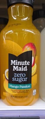 zero sugar Mango Passion Flavored Fruit Drink