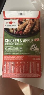 CHICKEN & APPLE BREAKFAST SAUSAGE