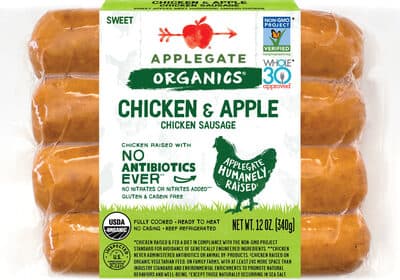 Organic Wild Mushroom Chicken Sausage
