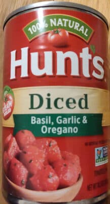 Diced Tomatoes Basil, Garlic & Oregano