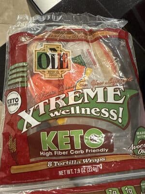 Keto High Fiber Carb Friendly Tortilla Wraps