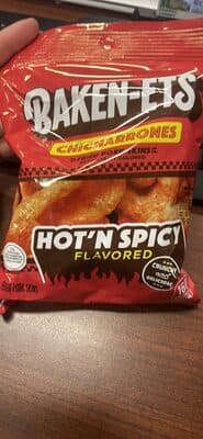 BAKEN-ETS CHICHARRONES HOT'N SPICY FLAVORED