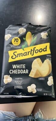 WHITE CHEDDAR FLAVORED POPCORN