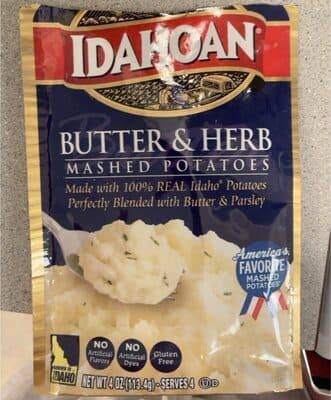 Butter & herb mashed potatoes