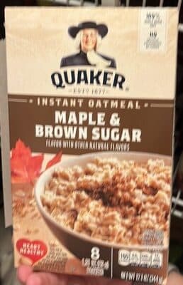 Instant Oatmeal Maple & Brown Sugar
