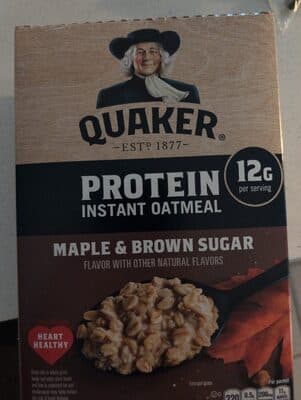 Protein Instant Oatmeal Maple & Brown Sugar