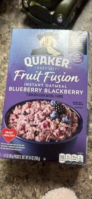 Fruit Fusion Instant Oatmeal Blueberry Blackberry
