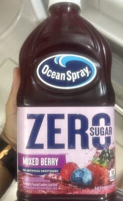 Zero sugar mixed berry juice