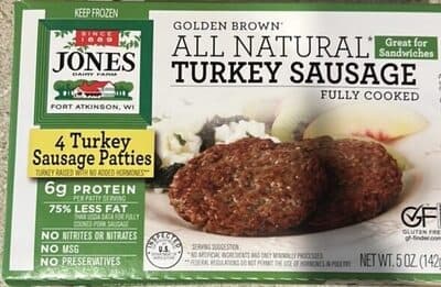 ALL NATURAL TURKEY SAUSAGE