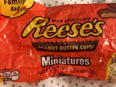 Milk chocolate peanut butter cups