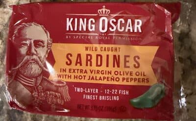 Wild Caught Sardines in Extra Virgin Olive Oil with Hot Jalapeño Peppers