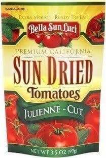 Sun Dried Tomatoes Julienne-Cut