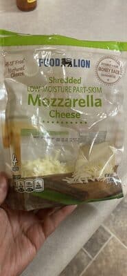 Shredded Low-Moisture Part-Skim Mozzarella Cheese