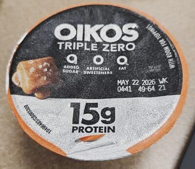 OIKOS TRIPLE ZERO Salted Caramel
