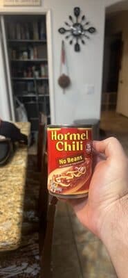 Hormel Chili No Beans