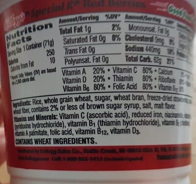 Special K Red Berries