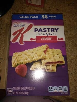 Special K Strawberry Pastry Crisps
