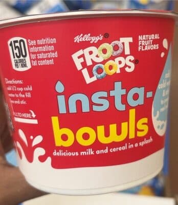 Kellogs Frootloop Insta Bowl