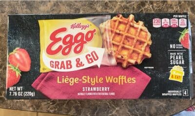 Liege-Style Waffles Strawberry