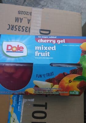 Mixed Fruit In Cherry Gel