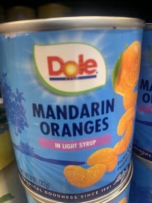 Mandarin Oranges in Light Syrup