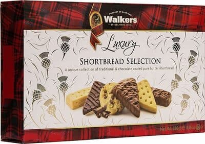 Chocolate shortbread assortment