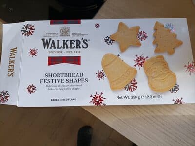 Festive Shapes Pure Butter Shortbread