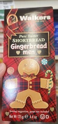 Pure butter gingerbread men
