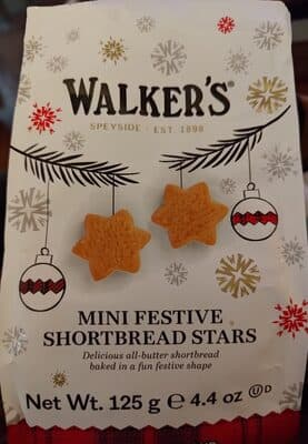 Pure Butter Festive Stars Mini Shortbread