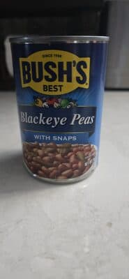 Blackened Peas with Snaps