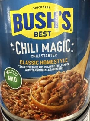 Bush’s best chili magic chili starter classic homestyle