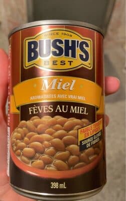 Haricots blancs au miel