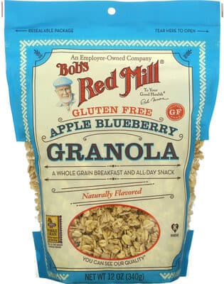 Bob's red mill, granola, apple blueberry, apple blueberry
