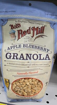 apple blueberry granola