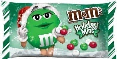 Christmas mint chocolate candy ounce