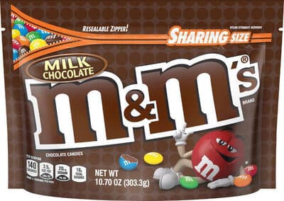 Mms milk chocolate candy sharing size ounce