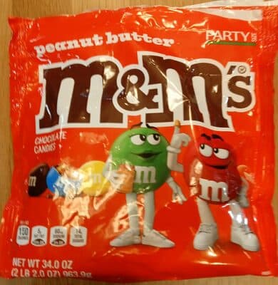 m&m's peanut butter chocolate candies