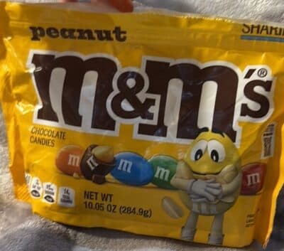 peanut m&m's chocolate candies