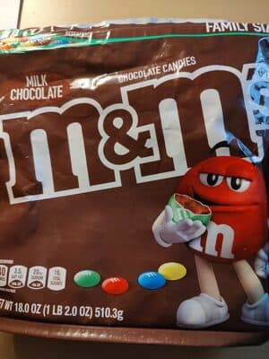 milk chocolate m&m's