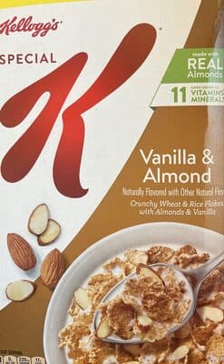 Vanilla & Almond Crunchy Wheat & Rice Flakes with Almonds & Vanilla