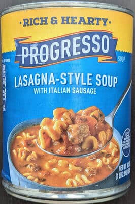 Lasagna-Style Soup with Italian Sausage