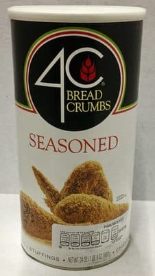 4c, bread crumbs, seasoned