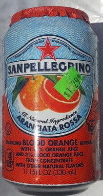 Italian Sparkling Blood Orange Beverage From Concentrate
