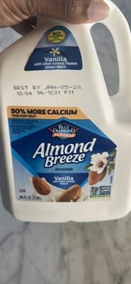 Almond Breeze almondmilk Vanilla with other natural flavors