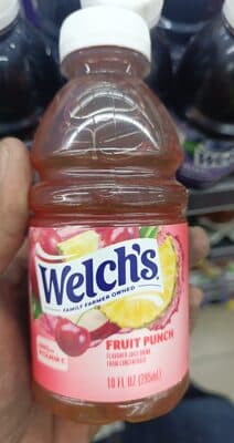 Fruit Punch Flavored Juice Drink from concentrate