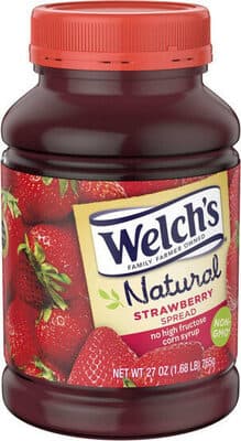 Natural Strawberry fruit spread