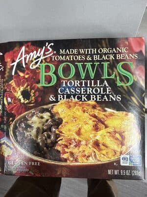 Tortilla Casserole & Black Beans