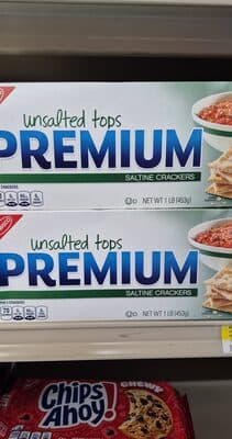 unsalted tops PREMIUM Saltine Crackers